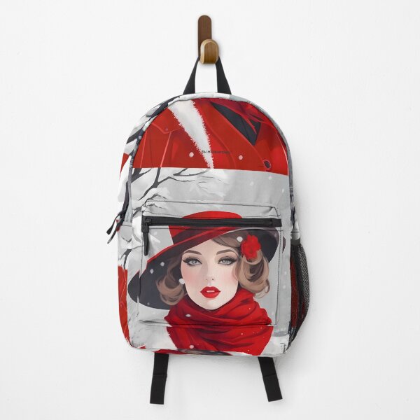 Item preview, Scarlet Ice Queen, A Parisian Winter Fantasy - No.2 Cléore designed and sold by BALMYPRINTEMPS.