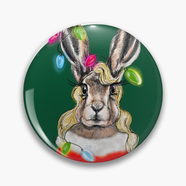 Artikelvorschau, Mariah Harey Niedlicher Weihnachtsmann-Kaninchenhase entworfen und verkauft von PG Illustration.