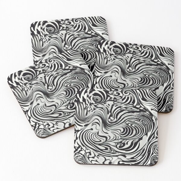 Artikelvorschau, Swirl Monochrome Magic Hypnotic Art entworfen und verkauft von Tamas Das.