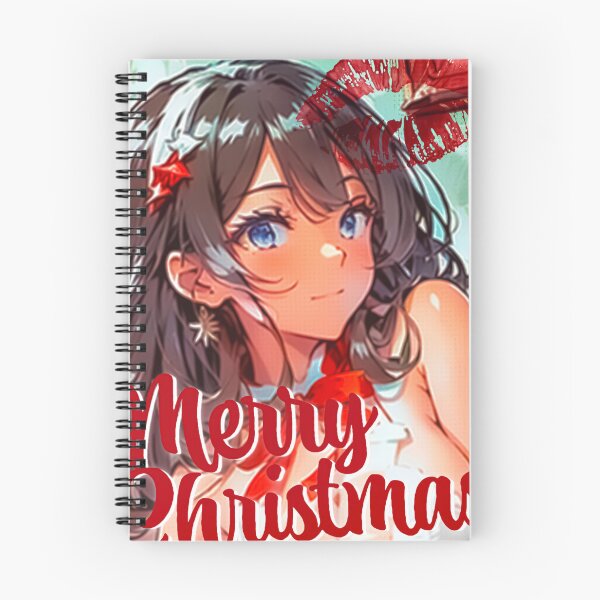 Item preview, Christmas Sexy Santa Anime Girl Christmas Card designed and sold by MikaseSan.