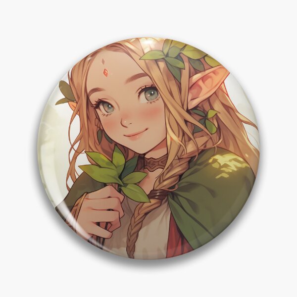 Item preview, Adorable Anime Elf Girl designed and sold by ArtsyChaosArt.