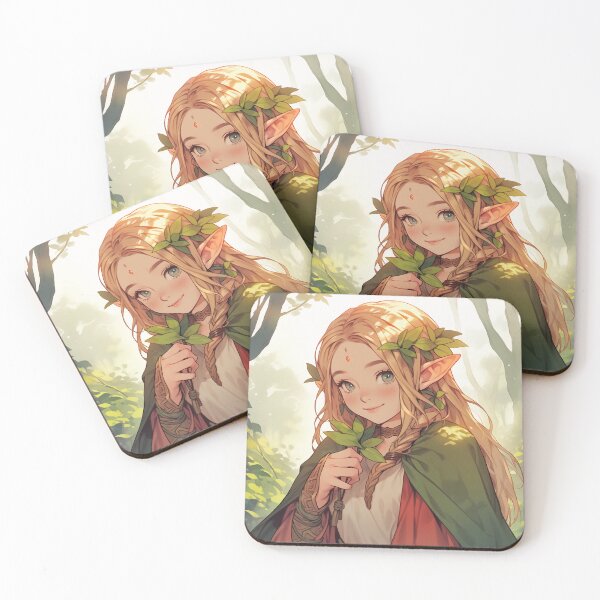 Item preview, Adorable Anime Elf Girl designed and sold by ArtsyChaosArt.