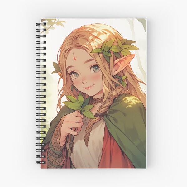 Item preview, Adorable Anime Elf Girl designed and sold by ArtsyChaosArt.