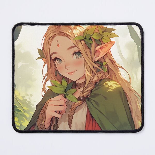 Item preview, Adorable Anime Elf Girl designed and sold by ArtsyChaosArt.