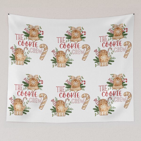 Item preview, The Cookie Crew Gingerbread Cookie Red designed and sold by MochaMeli.