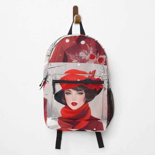 Item preview, Scarlet Ice Queen, A Parisian Winter Fantasy - No.5 Eileen designed and sold by BALMYPRINTEMPS.