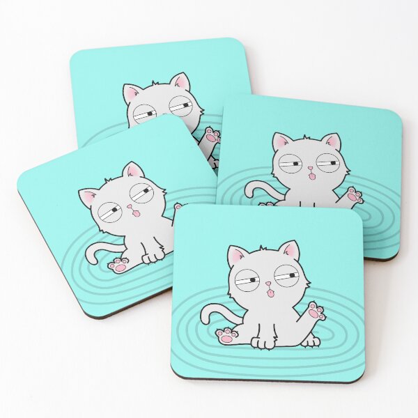 Item preview, Kitty Bath Time - Judgemental Cat designed and sold by Cali Draws Things.