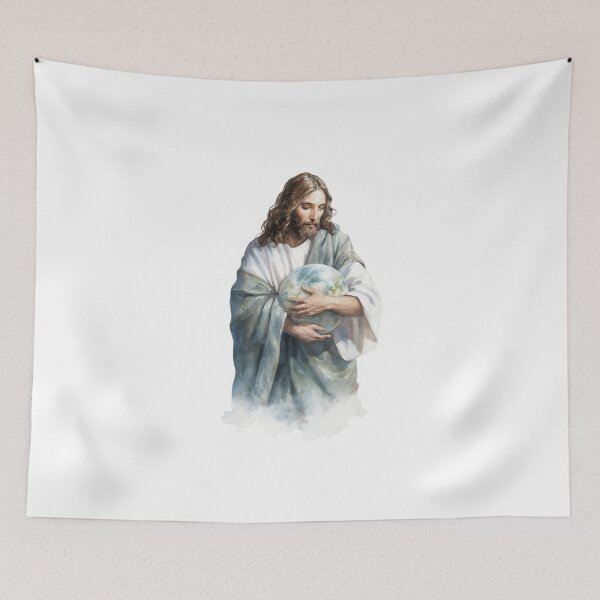 Item preview, JESUS HOLDS THE WORLD IN HIS HANDS. designed and sold by Sanny88.