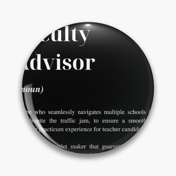 Item preview, Faculty Advisor designed and sold by sucinatsangg.