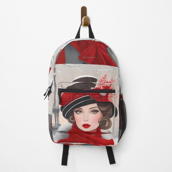 Item preview, Scarlet Ice Queen, A Parisian Winter Fantasy - No.6 Doreen designed and sold by BALMYPRINTEMPS.