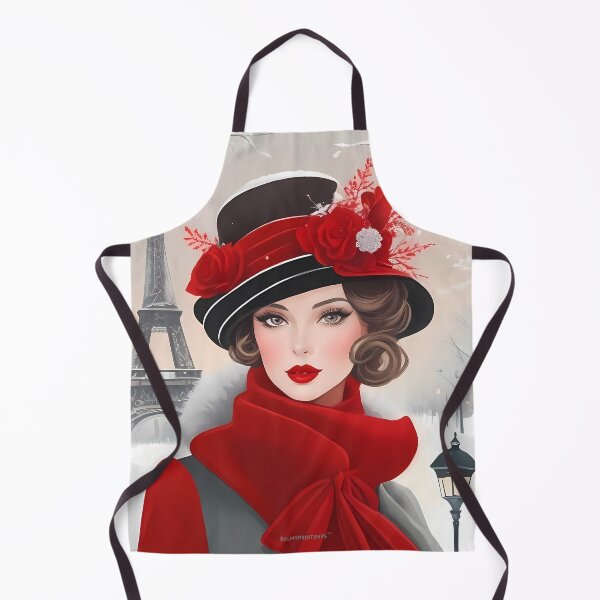 Item preview, Scarlet Ice Queen, A Parisian Winter Fantasy - No.6 Doreen designed and sold by BALMYPRINTEMPS.