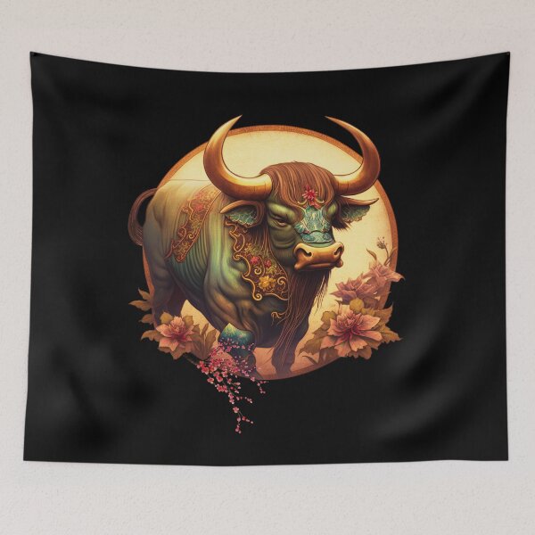 Item preview, Vintage OX--black Background designed and sold by CosmicNook1.
