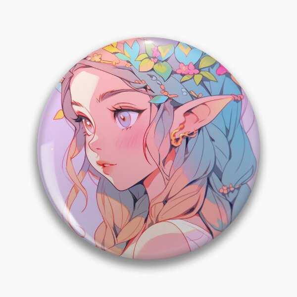 Item preview, Beautiful Anime Elf Girl Character  designed and sold by ArtsyChaosArt.