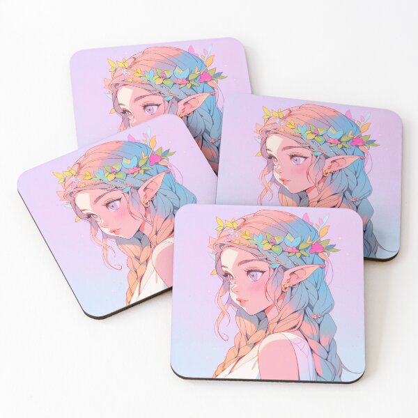 Item preview, Beautiful Anime Elf Girl Character  designed and sold by ArtsyChaosArt.
