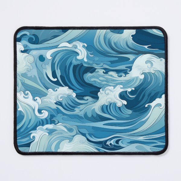 Item preview, Ocean Waves Claymation Inspired Art #1  designed and sold by CareToCanvas.