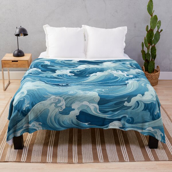 Item preview, Ocean Waves Claymation Inspired Art #1  designed and sold by CareToCanvas.