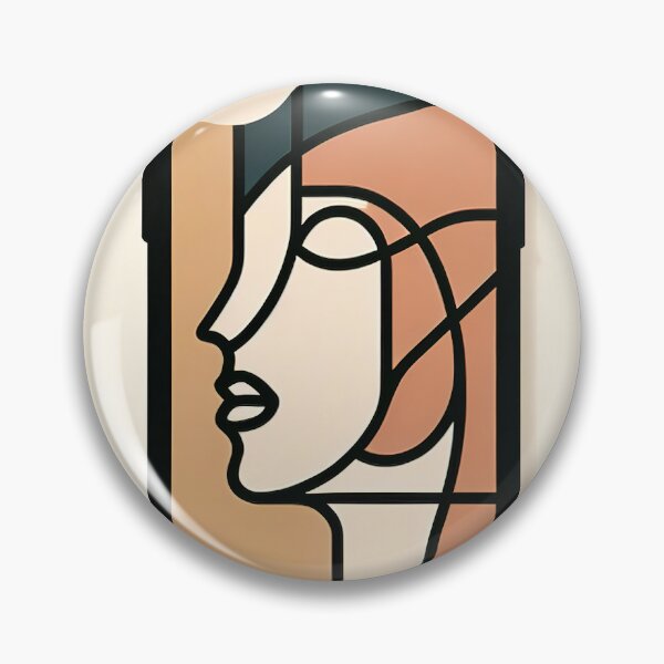 Item preview, Abstract Elegance: Minimalist Portrait Art designed and sold by FIYARO.