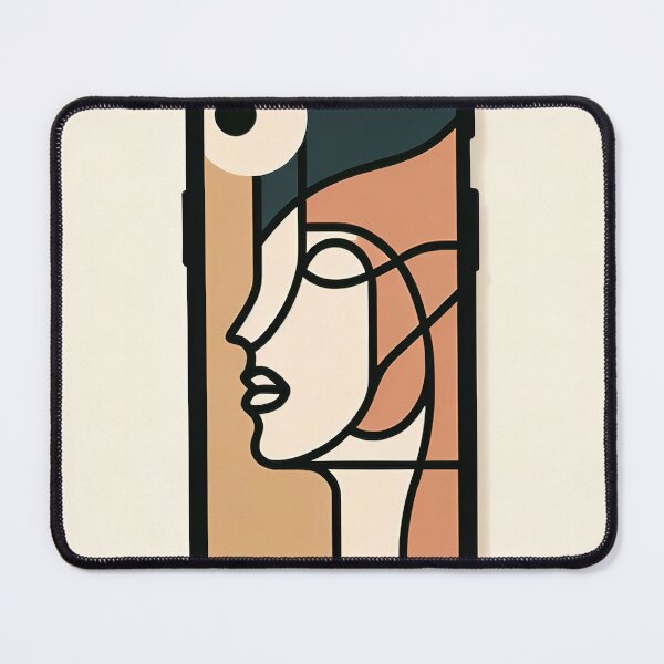 Item preview, Abstract Elegance: Minimalist Portrait Art designed and sold by FIYARO.