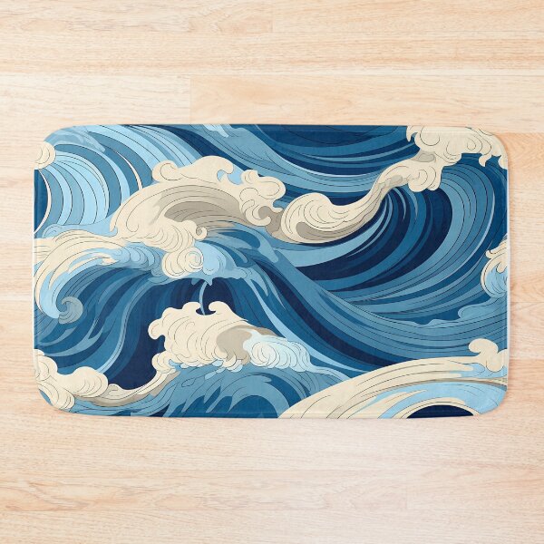 Item preview, Ocean Waves Claymation Inspired Art #2 designed and sold by CareToCanvas.