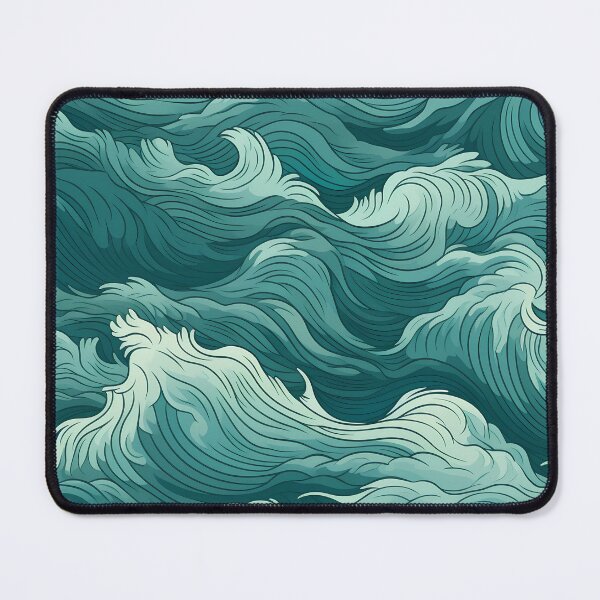 Item preview, Ocean Waves Claymation Inspired Art #3 designed and sold by CareToCanvas.