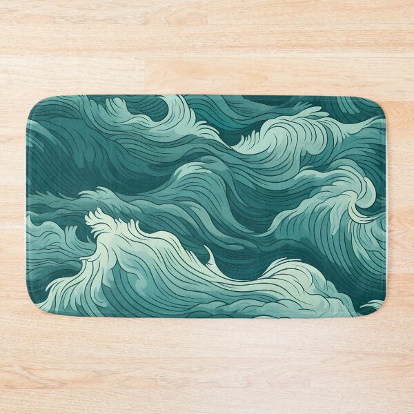Item preview, Ocean Waves Claymation Inspired Art #3 designed and sold by CareToCanvas.