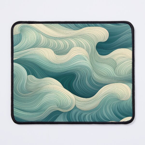 Item preview, Ocean Waves Claymation Inspired Art #4 designed and sold by CareToCanvas.