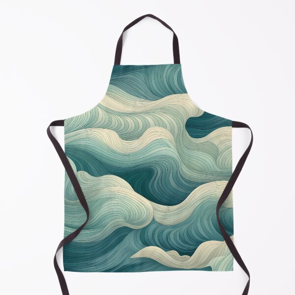 Item preview, Ocean Waves Claymation Inspired Art #4 designed and sold by CareToCanvas.