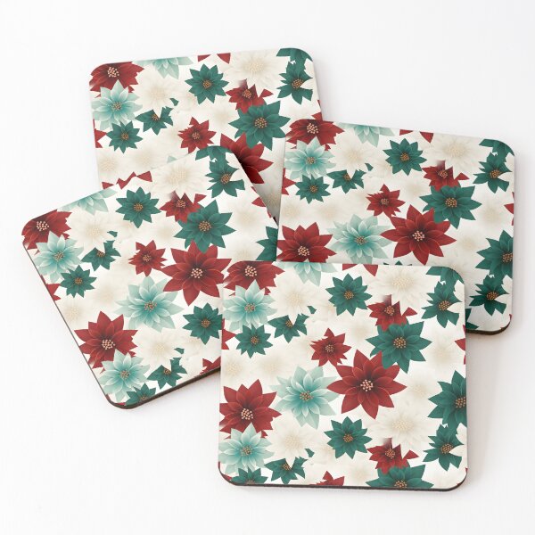 Item preview, Festive Flora : Christmas Flower Pattern designed and sold by unimuse.