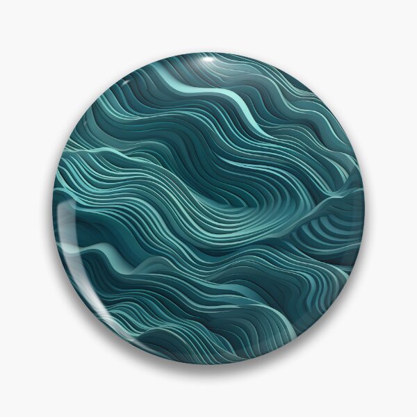 Artikelvorschau, Ocean Waves Claymation Inspired Art #5 entworfen und verkauft von CareToCanvas.
