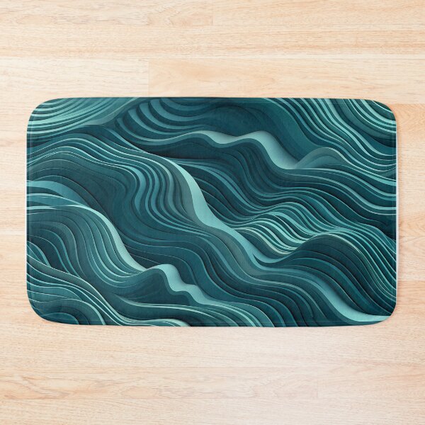 Item preview, Ocean Waves Claymation Inspired Art #5 designed and sold by CareToCanvas.