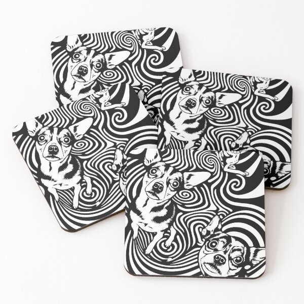 Item preview, Color-me Dogs: Psychedelic Chihuahuas designed and sold by Color-me-swag.