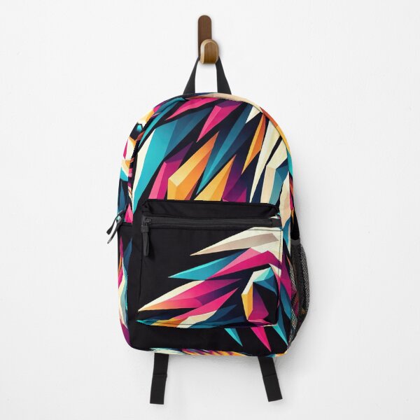 Item preview, Regal Geometry: Vibrant Geometric Lion Art designed and sold by FIYARO.