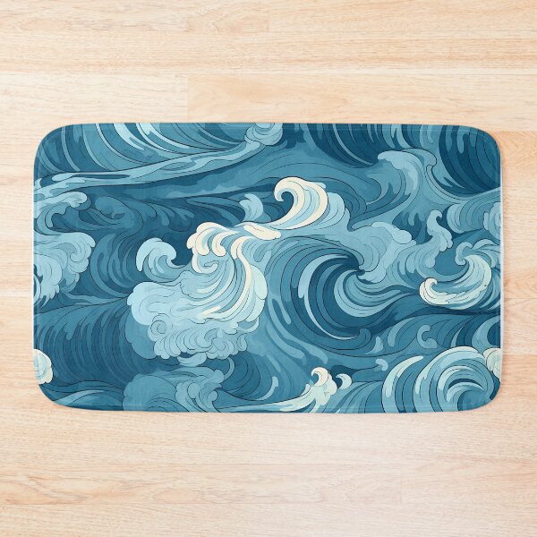 Item preview, Ocean Waves Claymation Inspired Art #6 designed and sold by CareToCanvas.