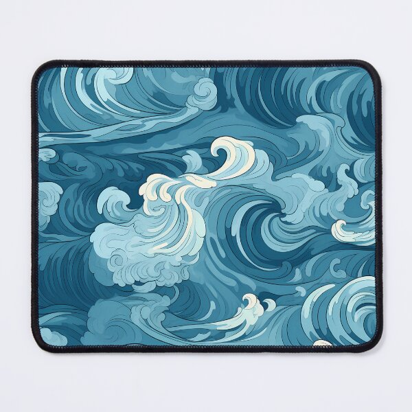 Item preview, Ocean Waves Claymation Inspired Art #6 designed and sold by CareToCanvas.