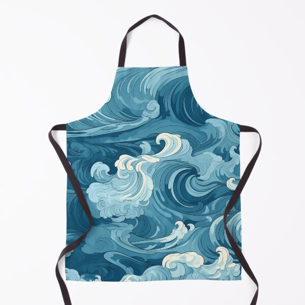 Item preview, Ocean Waves Claymation Inspired Art #6 designed and sold by CareToCanvas.