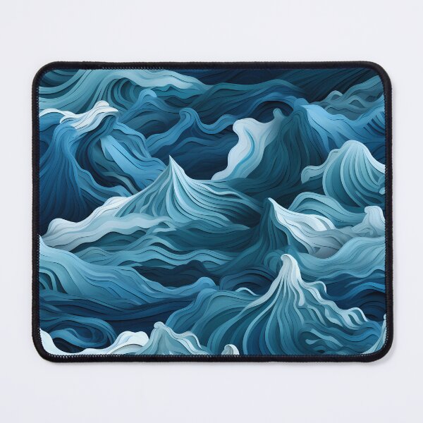 Item preview, Ocean Waves Claymation Inspired Art #7 designed and sold by CareToCanvas.