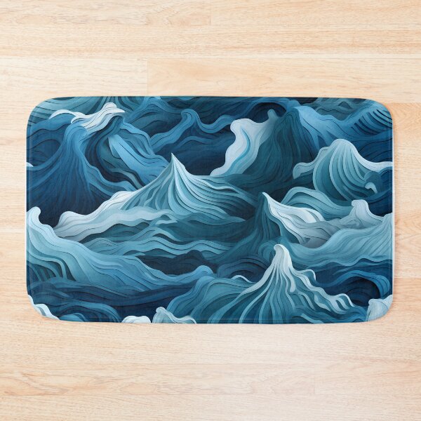 Item preview, Ocean Waves Claymation Inspired Art #7 designed and sold by CareToCanvas.