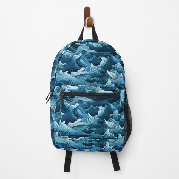 Item preview, Ocean Waves Claymation Inspired Art #7 designed and sold by CareToCanvas.
