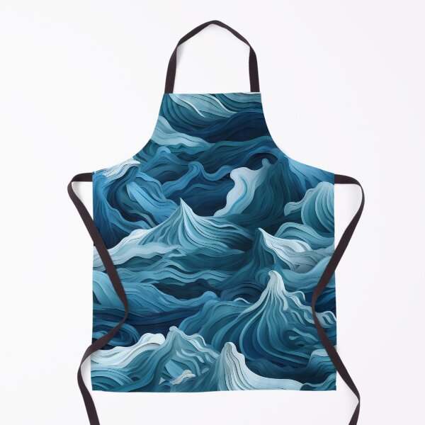 Item preview, Ocean Waves Claymation Inspired Art #7 designed and sold by CareToCanvas.