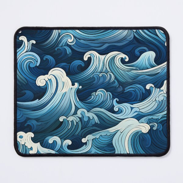 Item preview, Ocean Waves Claymation Inspired Art #8 designed and sold by CareToCanvas.