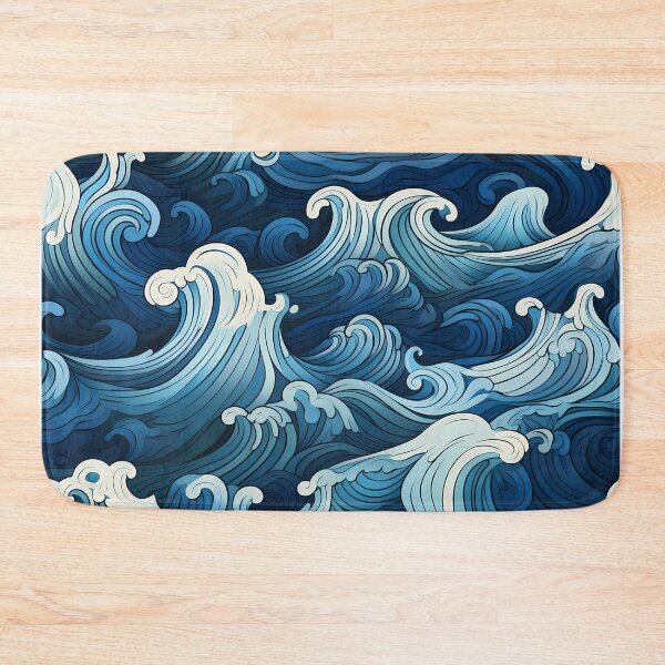 Item preview, Ocean Waves Claymation Inspired Art #8 designed and sold by CareToCanvas.