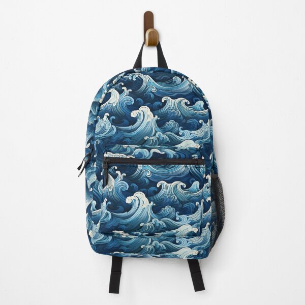 Item preview, Ocean Waves Claymation Inspired Art #8 designed and sold by CareToCanvas.