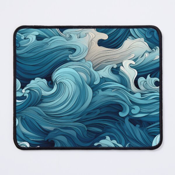 Item preview, Ocean Waves Claymation Inspired Art #9 designed and sold by CareToCanvas.