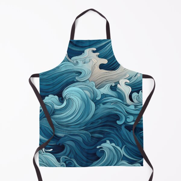 Item preview, Ocean Waves Claymation Inspired Art #9 designed and sold by CareToCanvas.