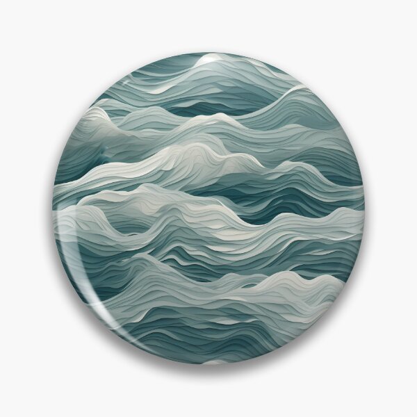 Artikelvorschau, Ocean Waves Claymation Inspired Art #10 entworfen und verkauft von CareToCanvas.