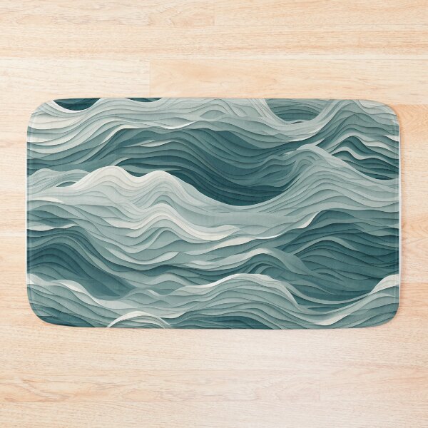 Item preview, Ocean Waves Claymation Inspired Art #10 designed and sold by CareToCanvas.