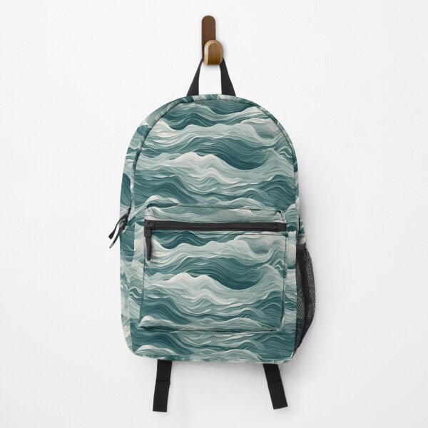 Item preview, Ocean Waves Claymation Inspired Art #10 designed and sold by CareToCanvas.