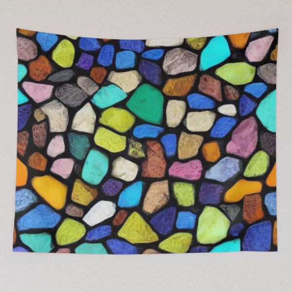 Item preview, Colorful Abstract Rock Pattern designed and sold by calibrit.