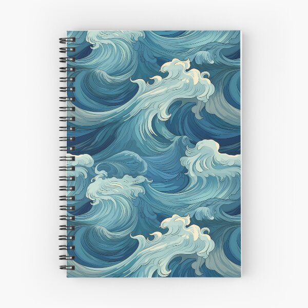 Item preview, Ocean Waves Claymation Inspired Art #11 designed and sold by CareToCanvas.