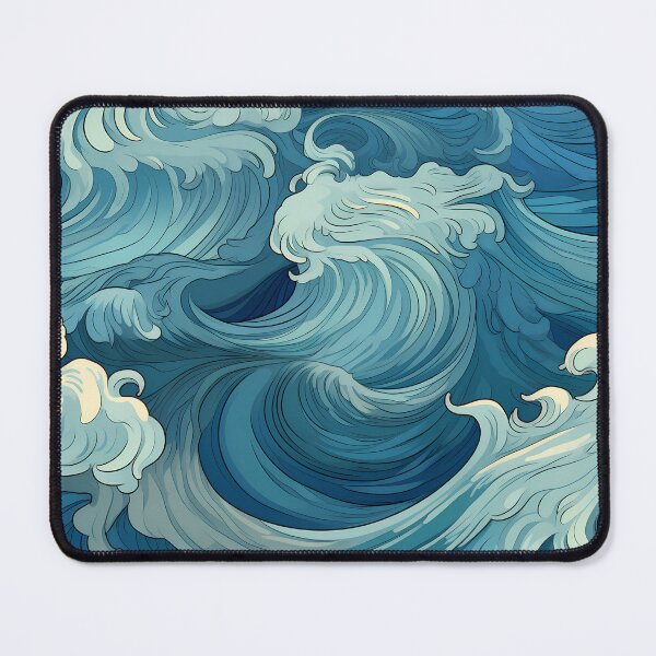 Item preview, Ocean Waves Claymation Inspired Art #11 designed and sold by CareToCanvas.